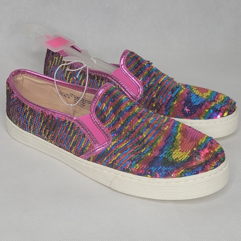 Children's Place Flip‎ Sequin Slip-on Sneakers